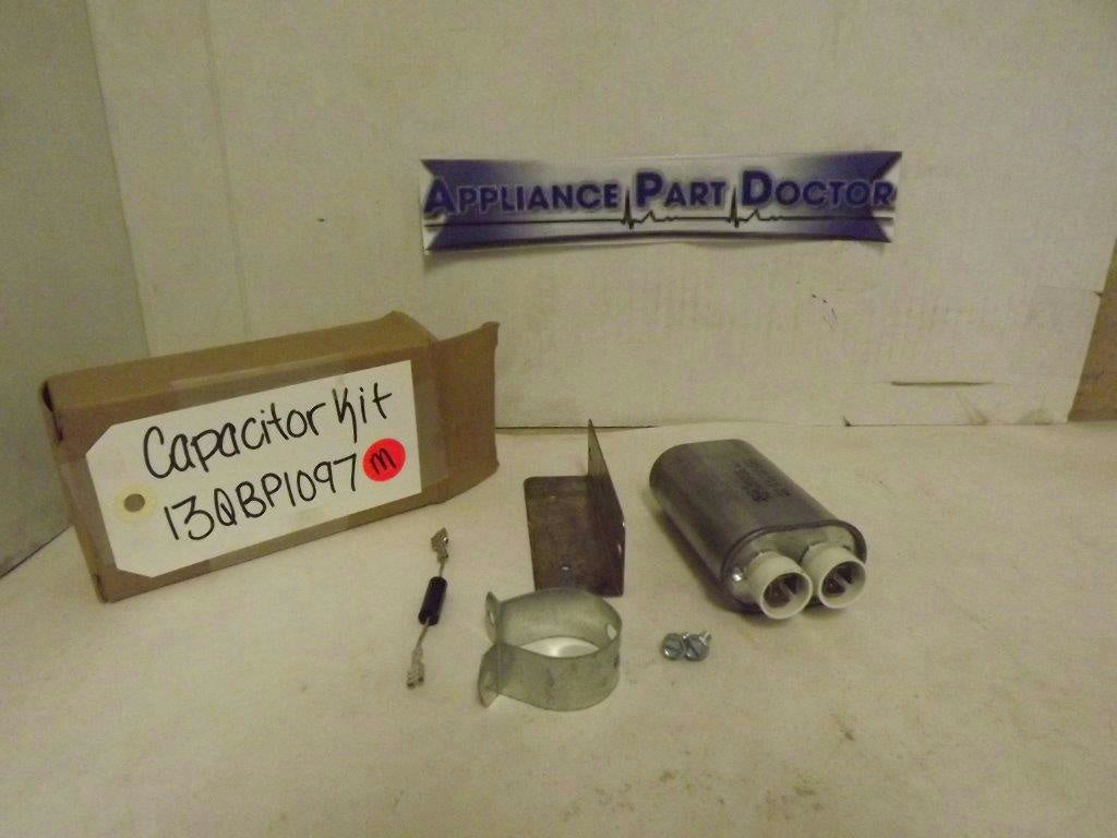 KENMORE WHIRLPOOL MICROWAVE 13QBP1097 CAPACITOR KIT NEW KENMORE WHIRLPOOL MICROWAVE 13QBP1097 CAPACITOR KIT NEW